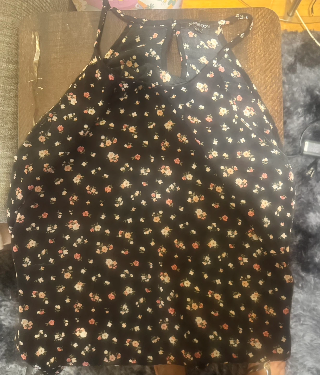 Paper Moon floral halter top - photo 2