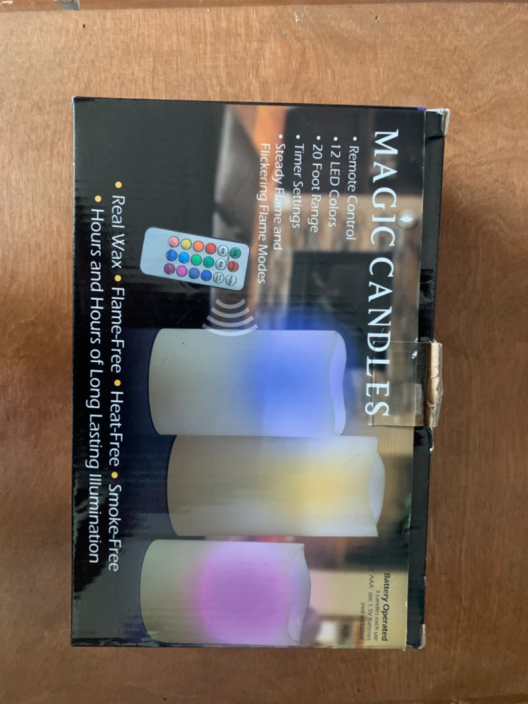 Magic Candles Flameless LED Set with Remote