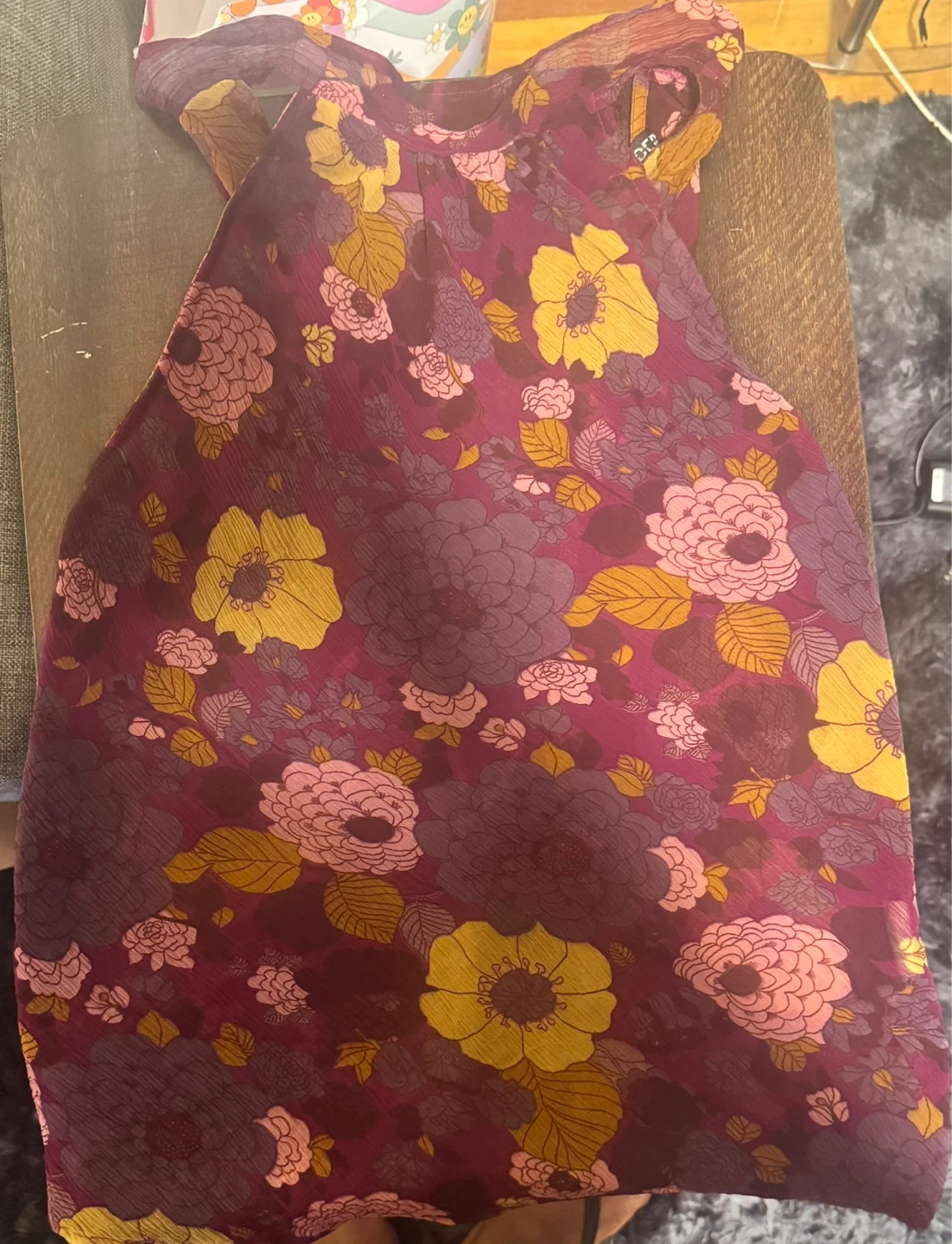 Kimono Floral Print Sleeveless Top - photo 2