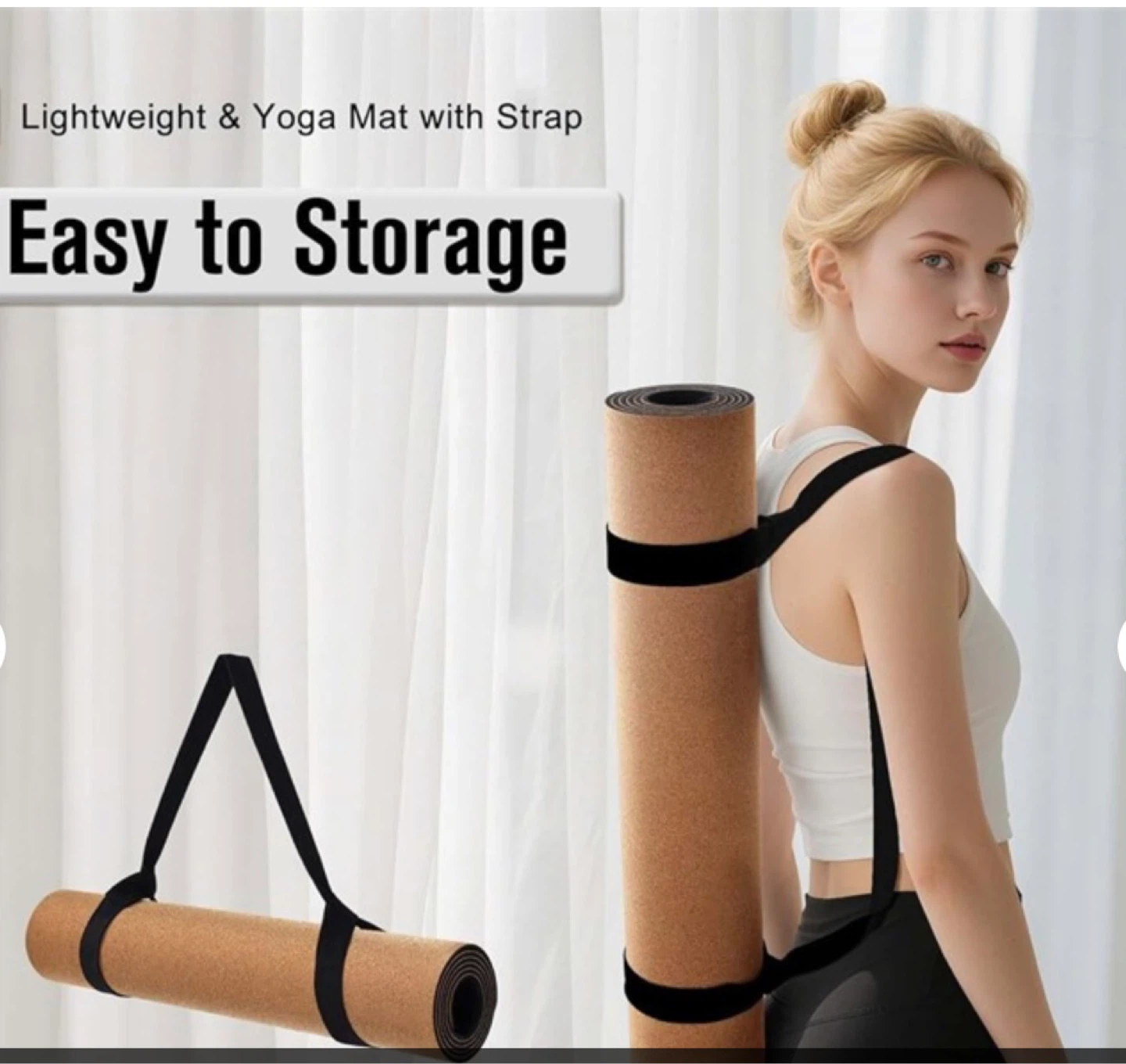 UMINIEUX Premium Cork Yoga Mat - photo 2