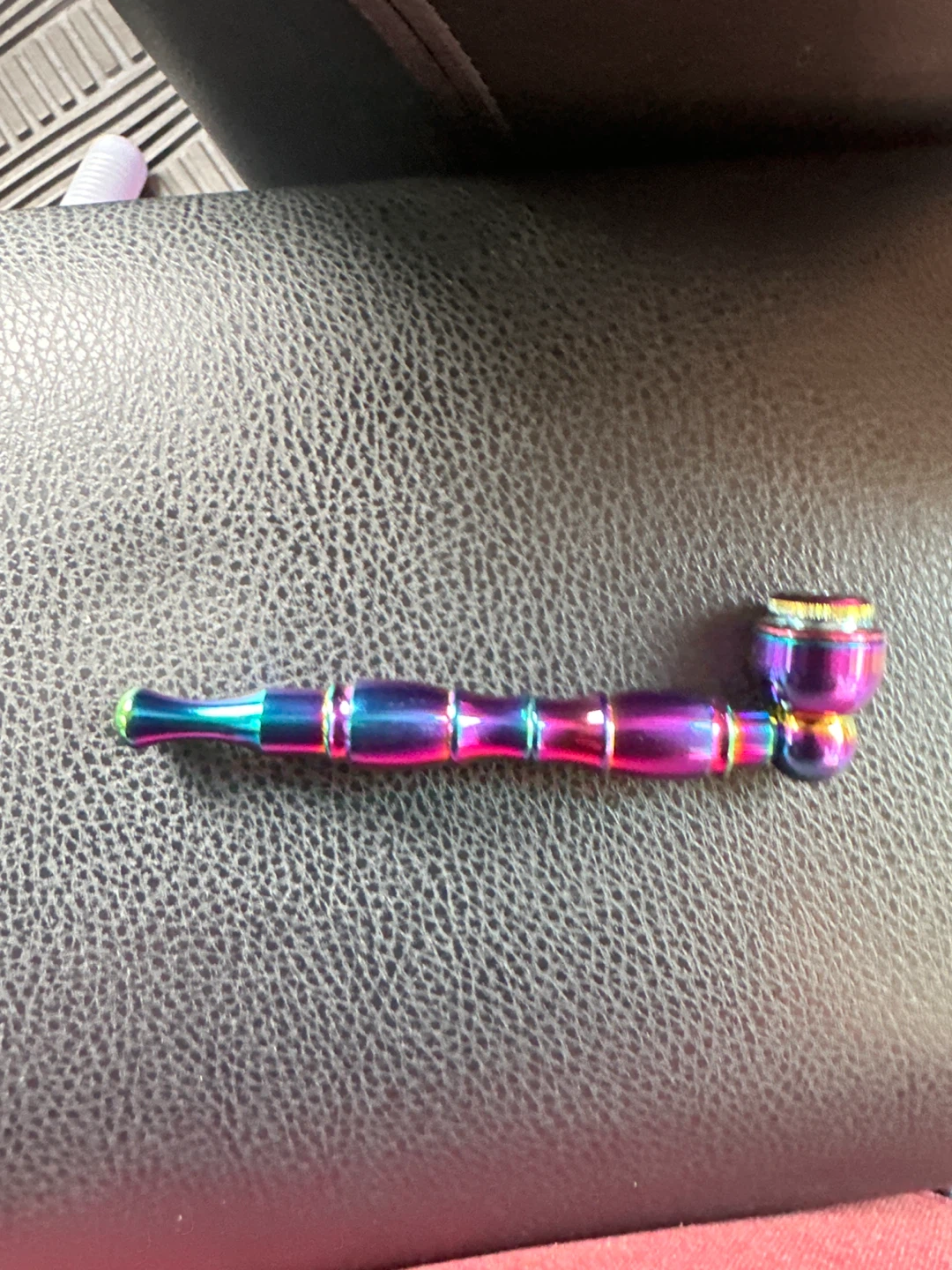 Rainbow Metal Smoking Pipe