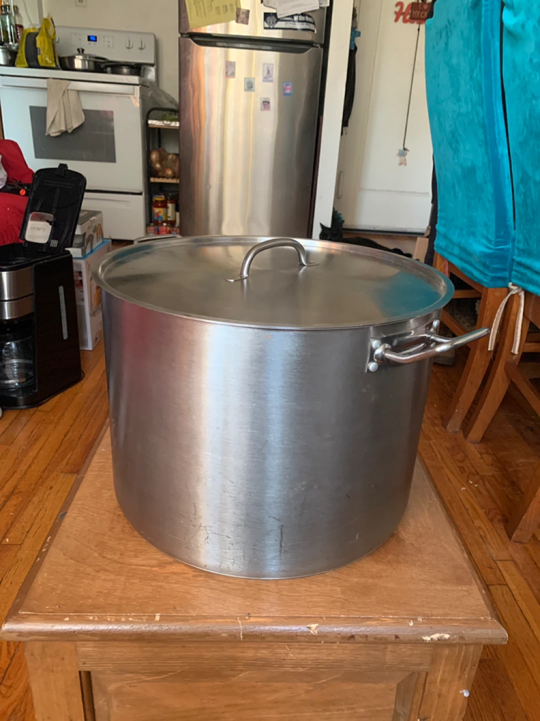 Large Stock Pot with Lid - photo 2
