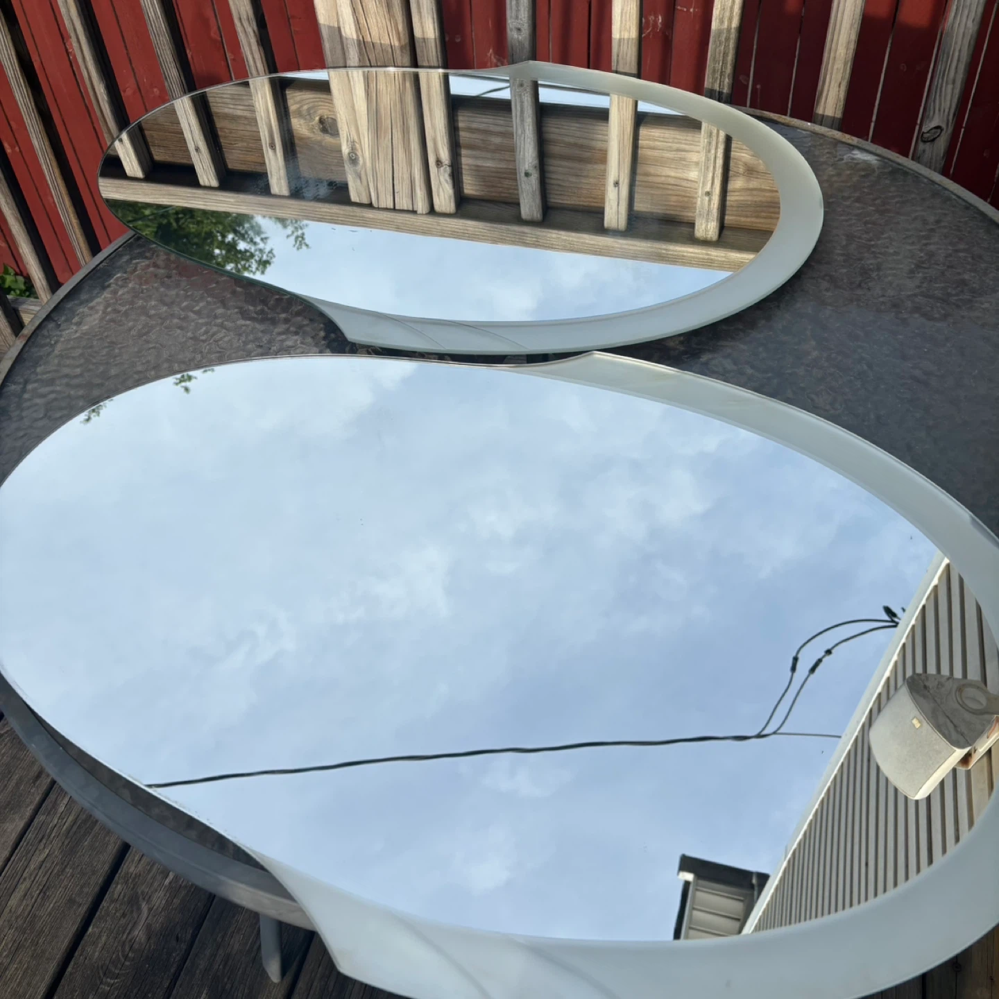 Modern Oval Wall Mirror