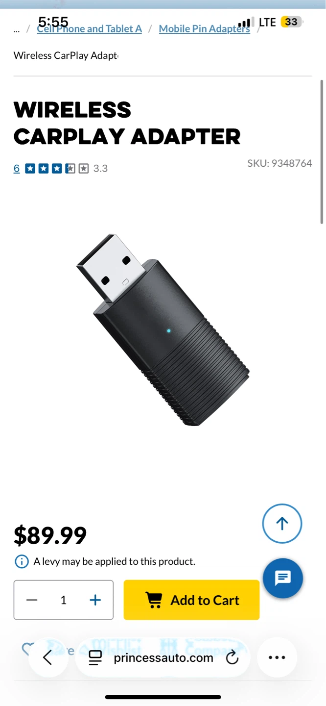 S GTECH Wireless CarPlay Adapter for iPhone & Android - photo 2