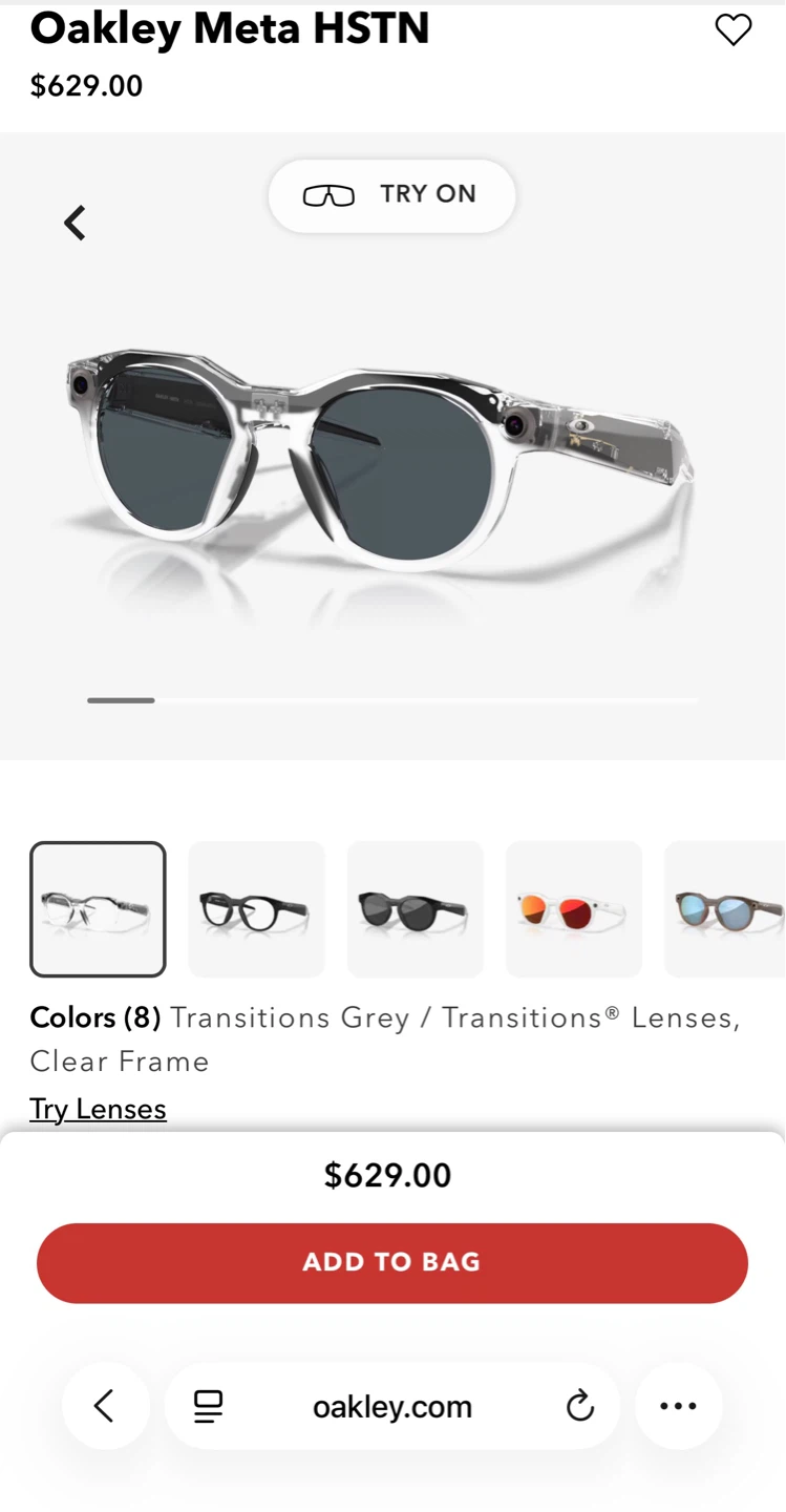 Oakley Meta HSTN Sunglasses - photo 4