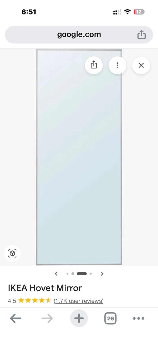 IKEA Hovet full length mirror - photo 5