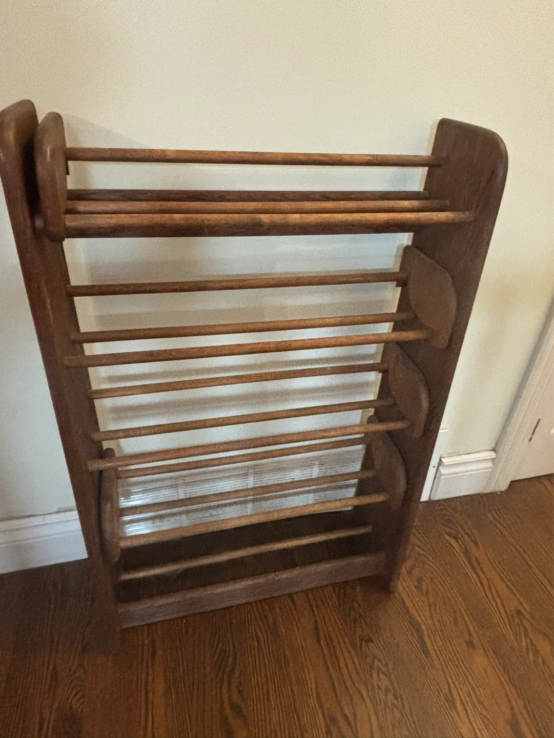 Wooden shoe stand/organizer