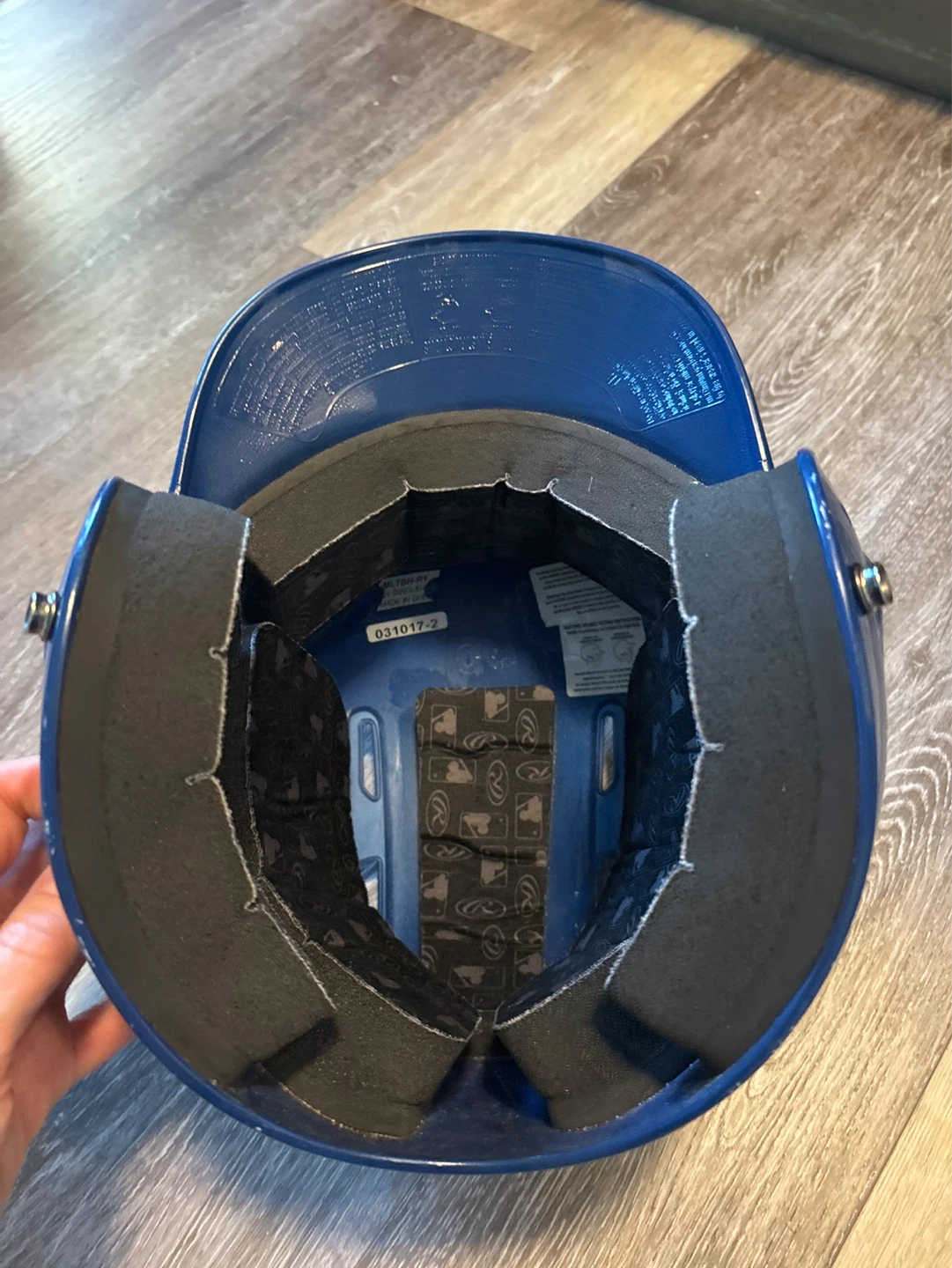 Rawlings Youth Baseball Blue Helmet - photo 3