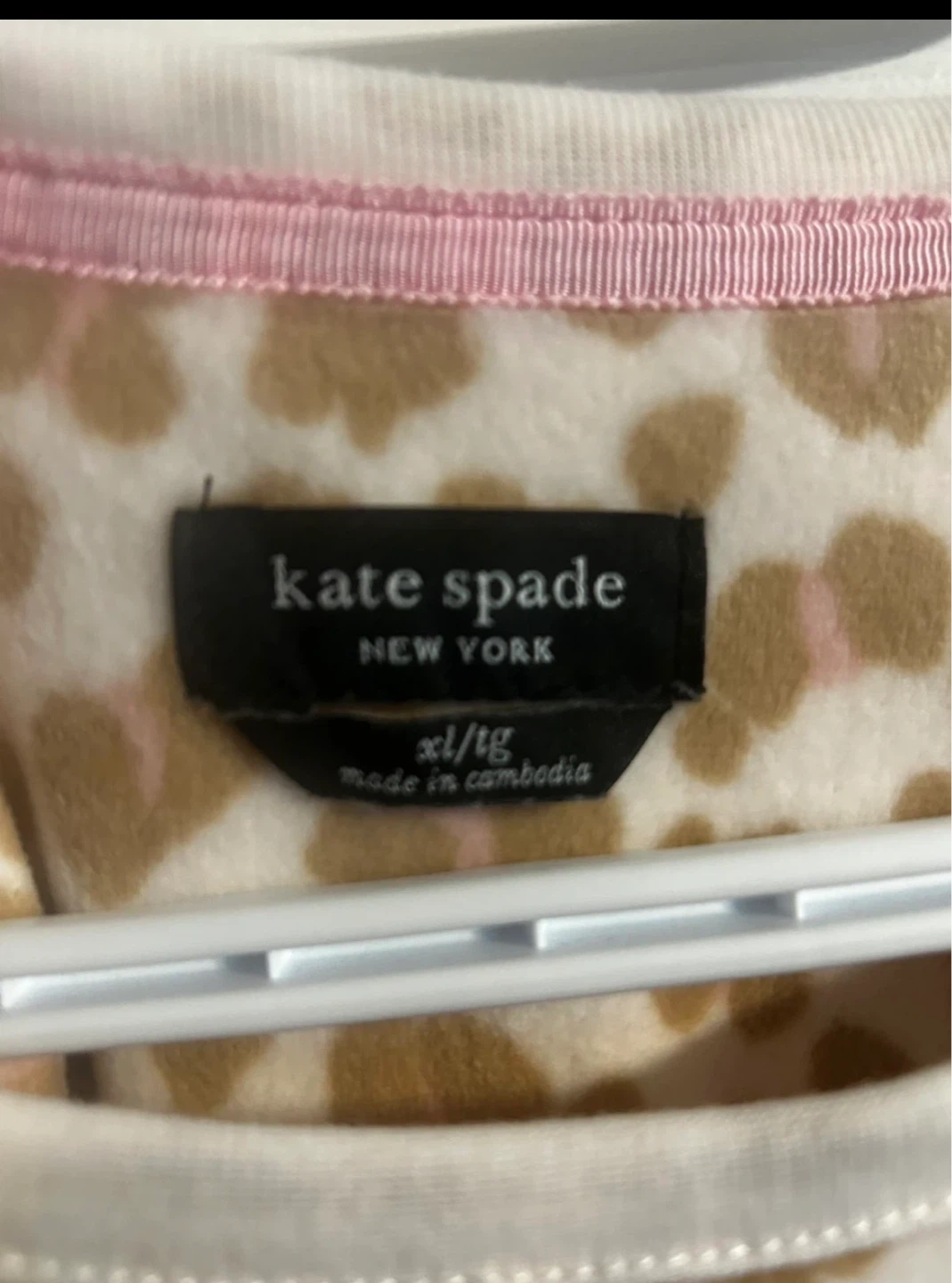 Kate Spade New York Leopard Print Pajama Set - XL/TG - photo 4