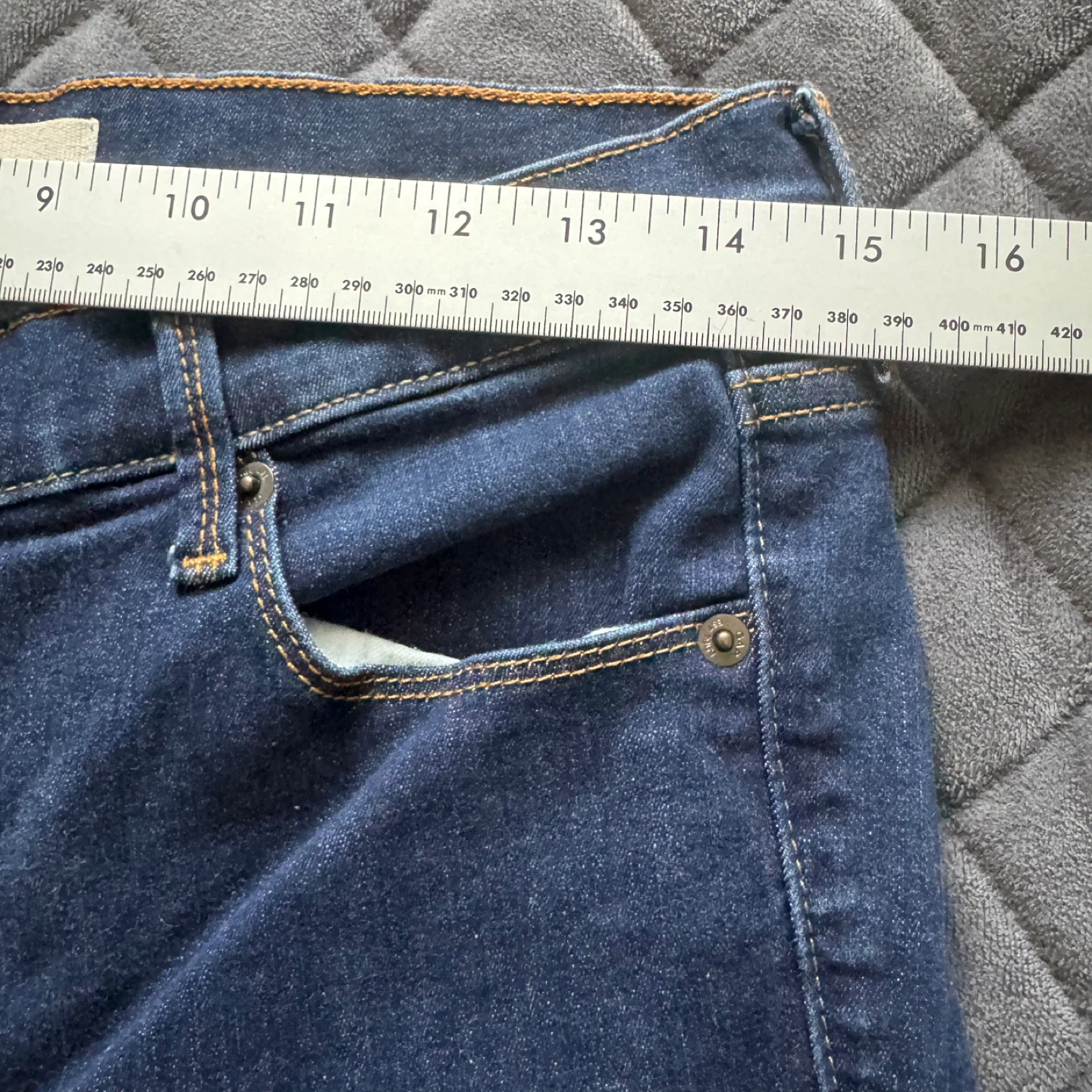 Gap 1969 True Skinny Jeans Women's Size 30R Dark Wash - photo 4