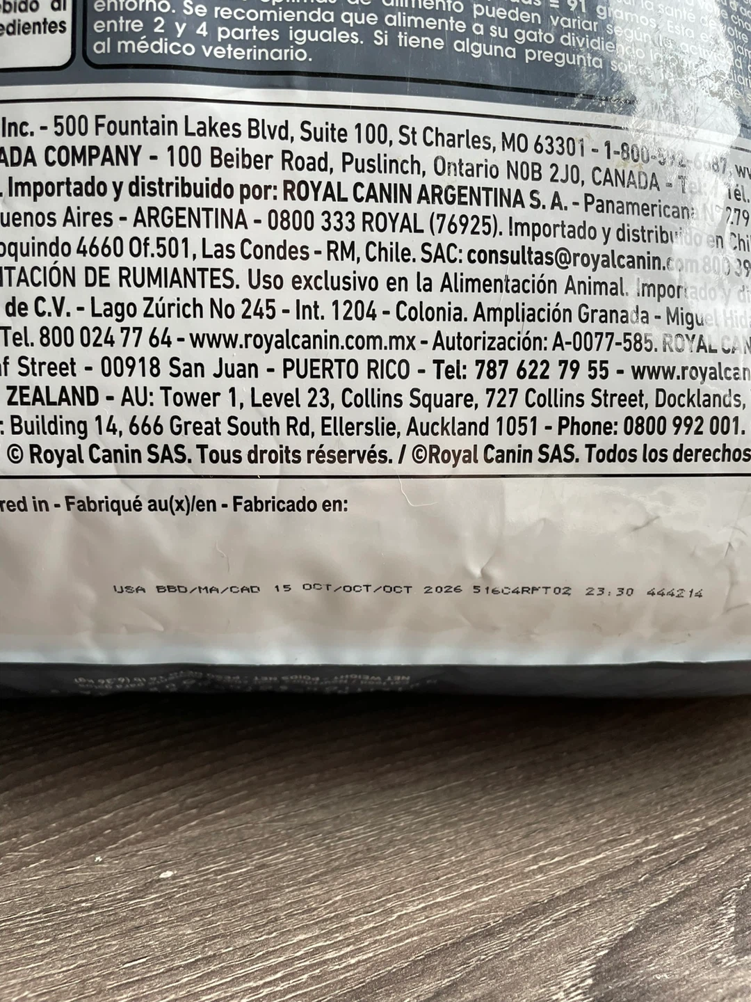 14lbs Cat Food Royal Canin - photo 2