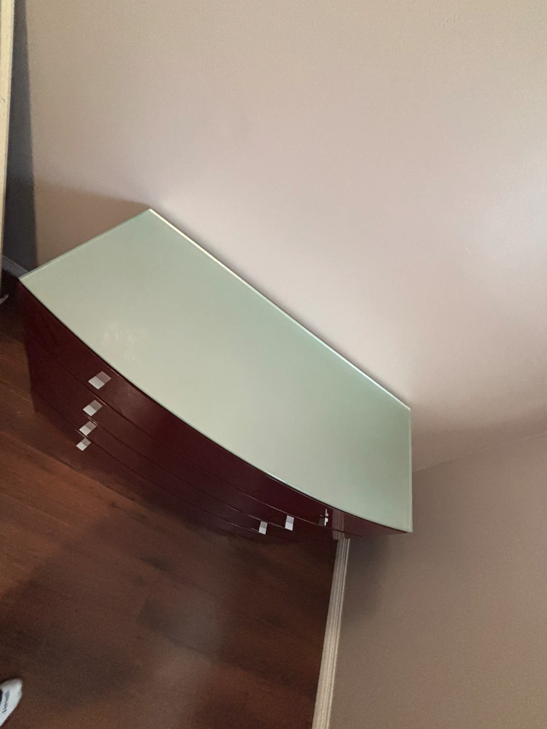 Modern Bed Frame with Glossy Accents - photo 5