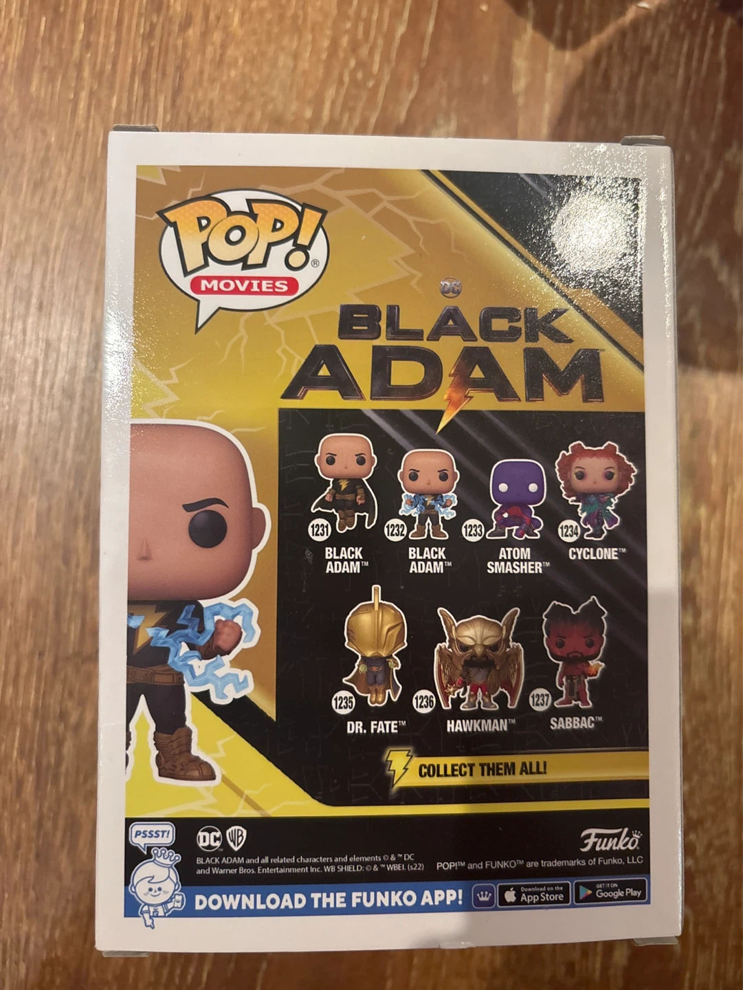 CHASE Funko Pop! Movie Black Adam #1232 Vinyl Figure - photo 3