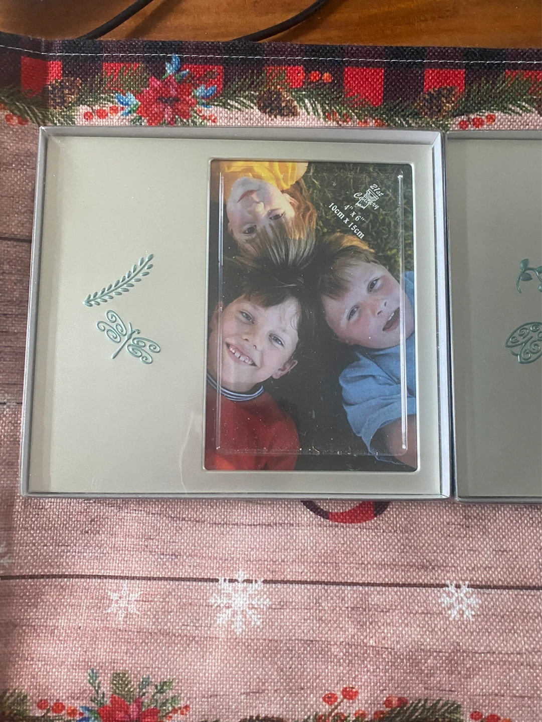 Multi-Photo Frame with Dragonfly & Leaf Embellishments - photo 2
