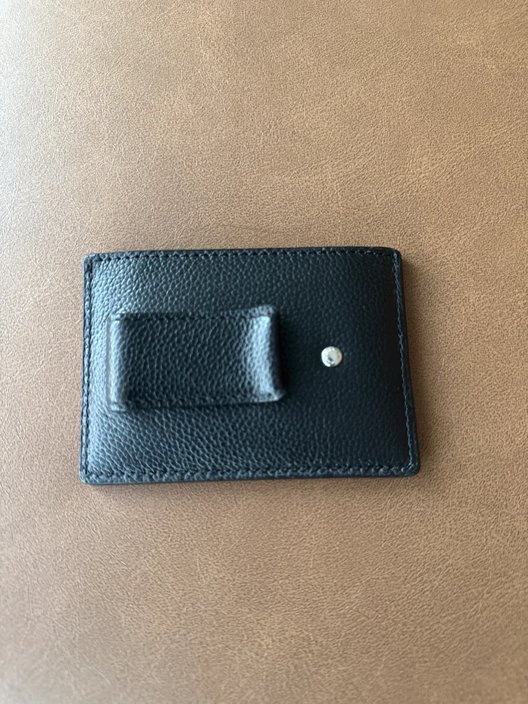 Brand New Coach Black Leather Card Holder - photo 2