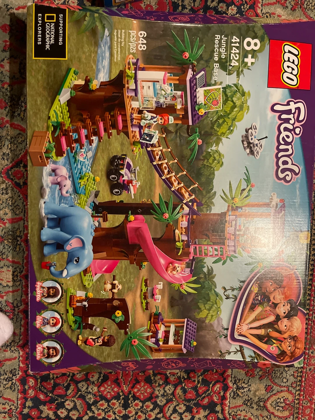 LEGO Friends 41424 Jungle Rescue Base Building Toy