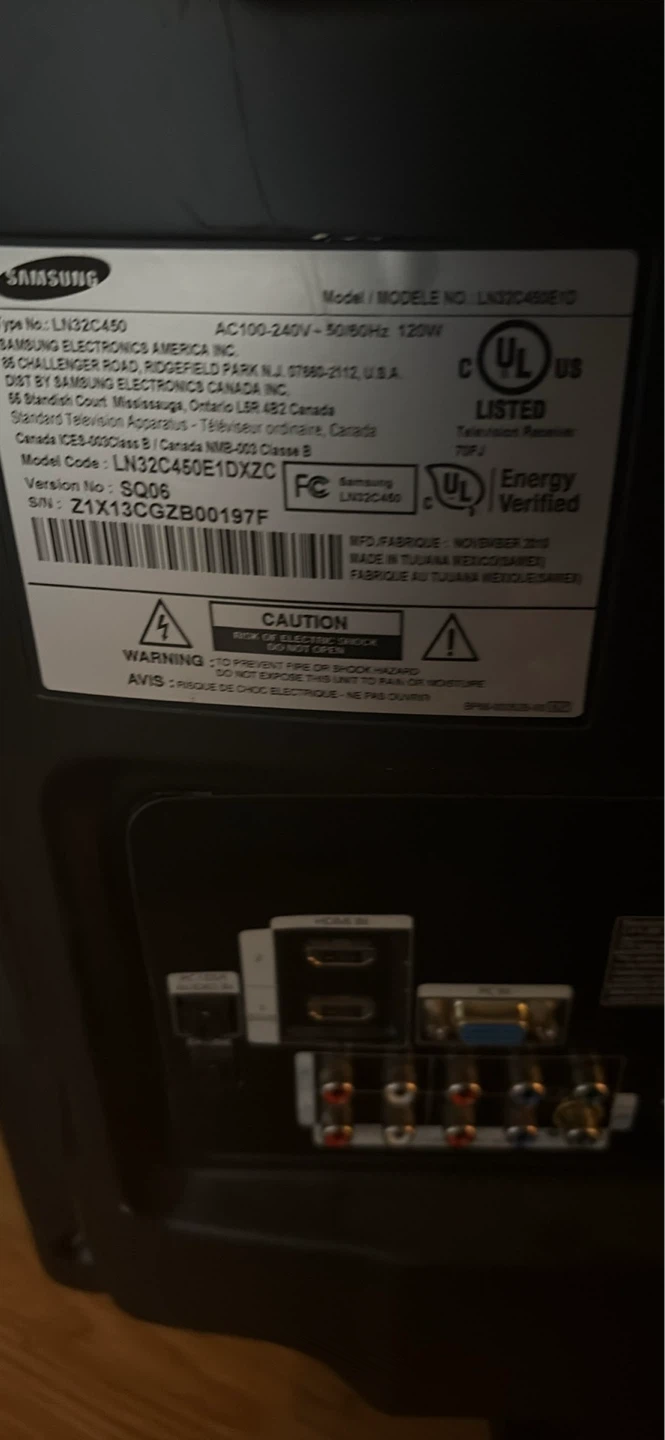 Samsung LN32C450 32-inch LCD HDTV - photo 3