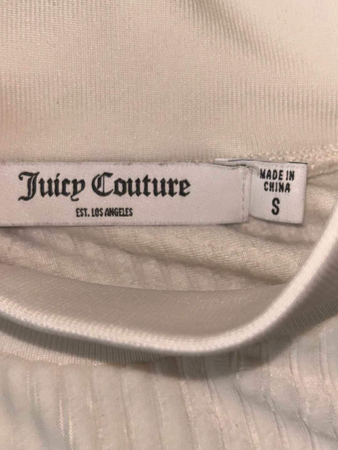 Juicy Couture White Mock Neck Top Size S - photo 2