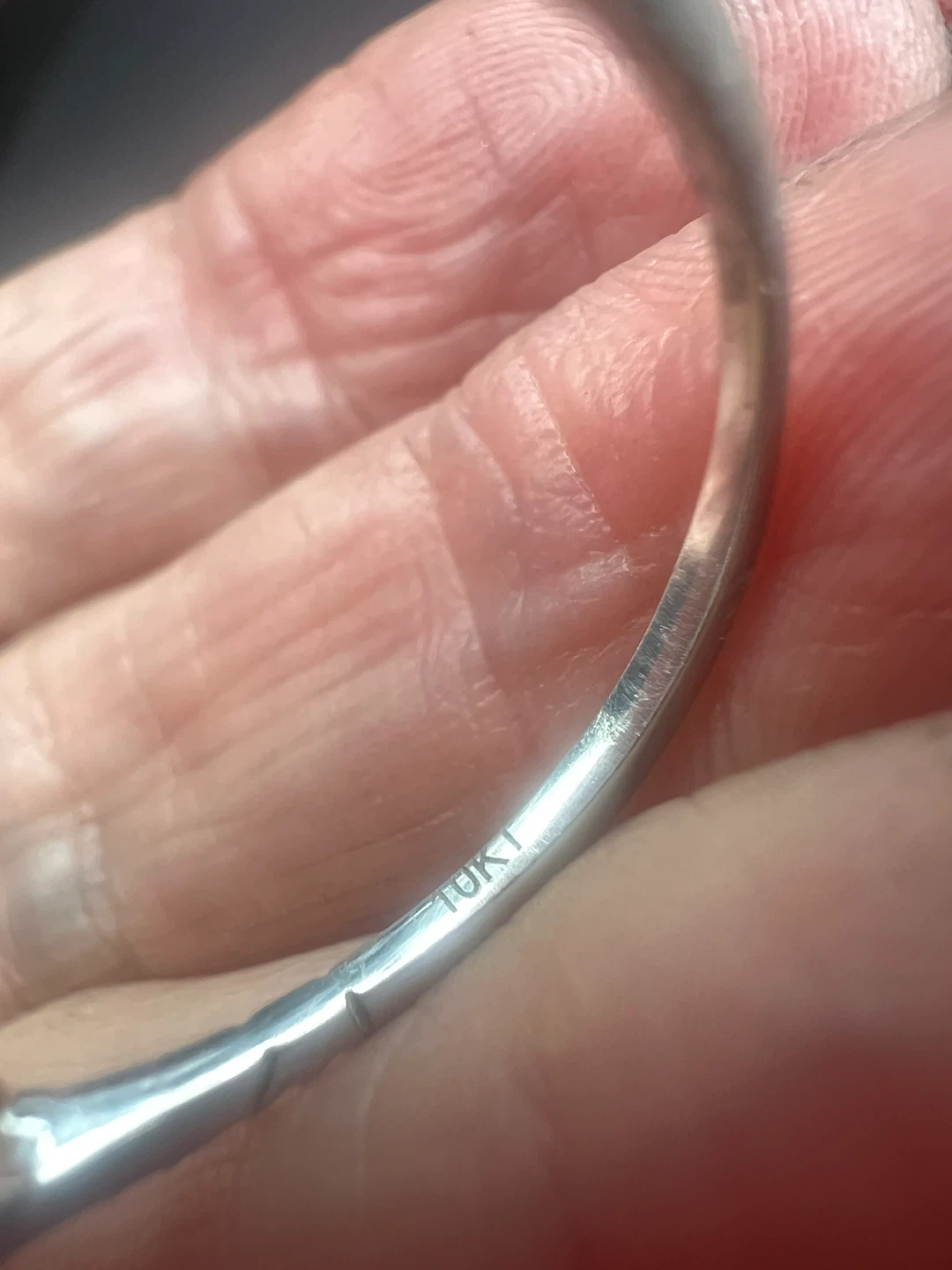10K Diamond Ring with Rose Accent - photo 4