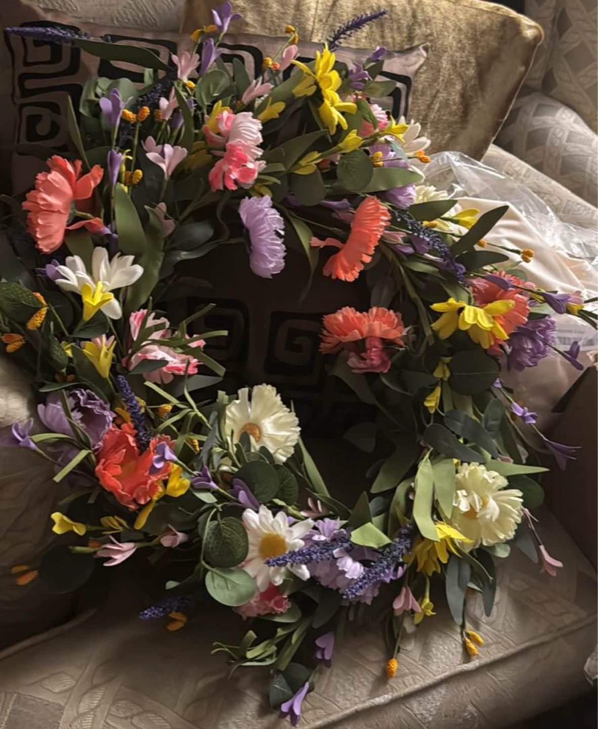 Artificial Floral Wreath