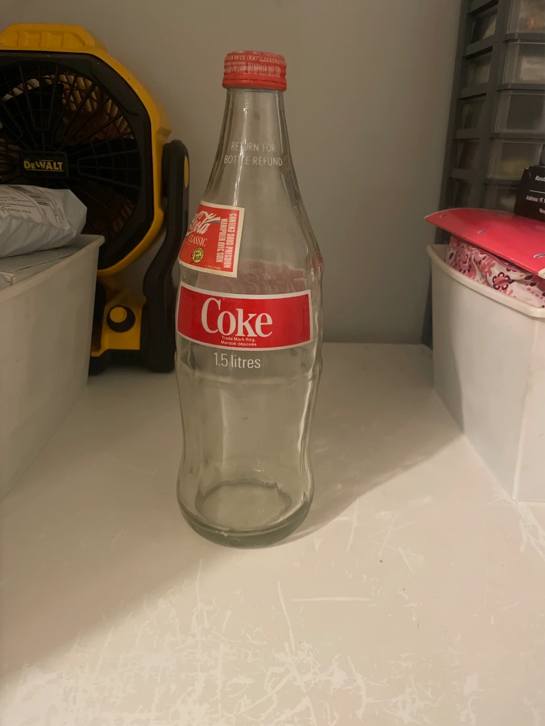 Coca-Cola Classic 1.5 Litre Glass Bottle