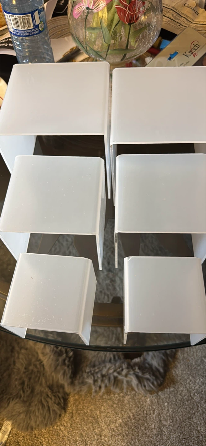 HIIMIEI Clear Acrylic Display Risers 2 Sets - photo 2