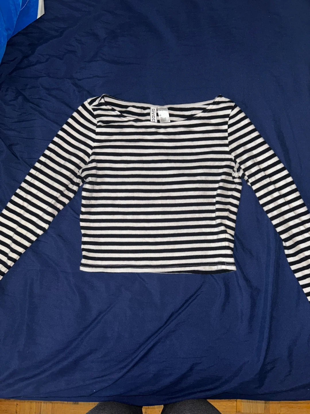 Divided H&M Striped Long Sleeve Top - Size S