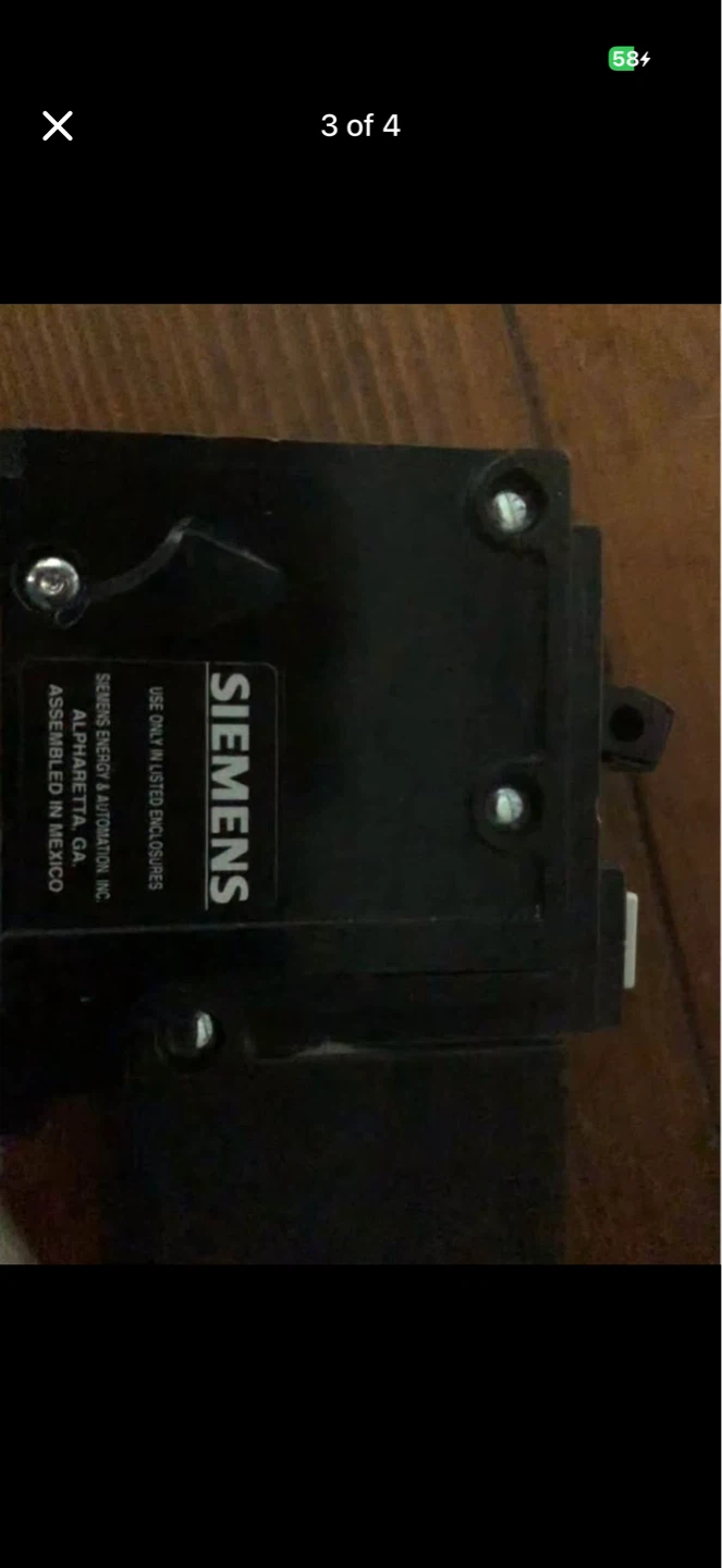 Siemens 50 Amp GFI Circuit Breaker - photo 3