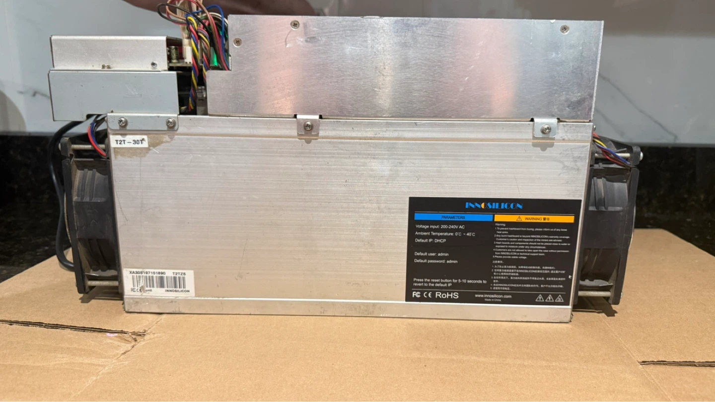 Innosilicon T2TZS Bitcoin Miner - photo 5