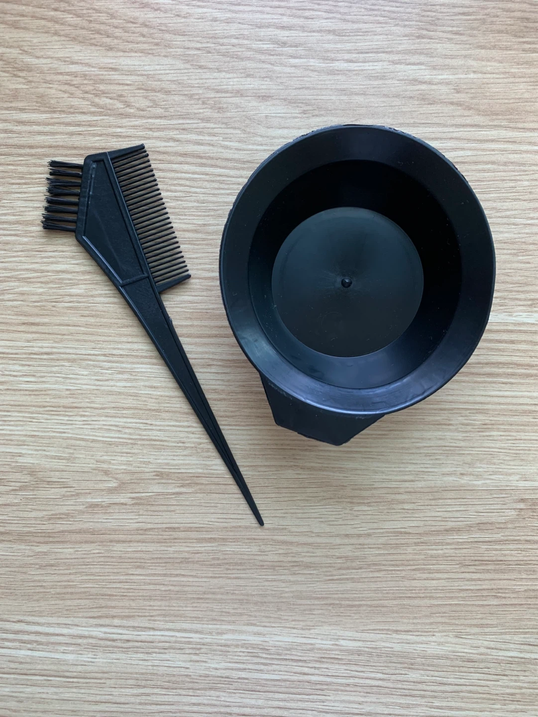 Black Hair Dyeing Bowl and Brush Set