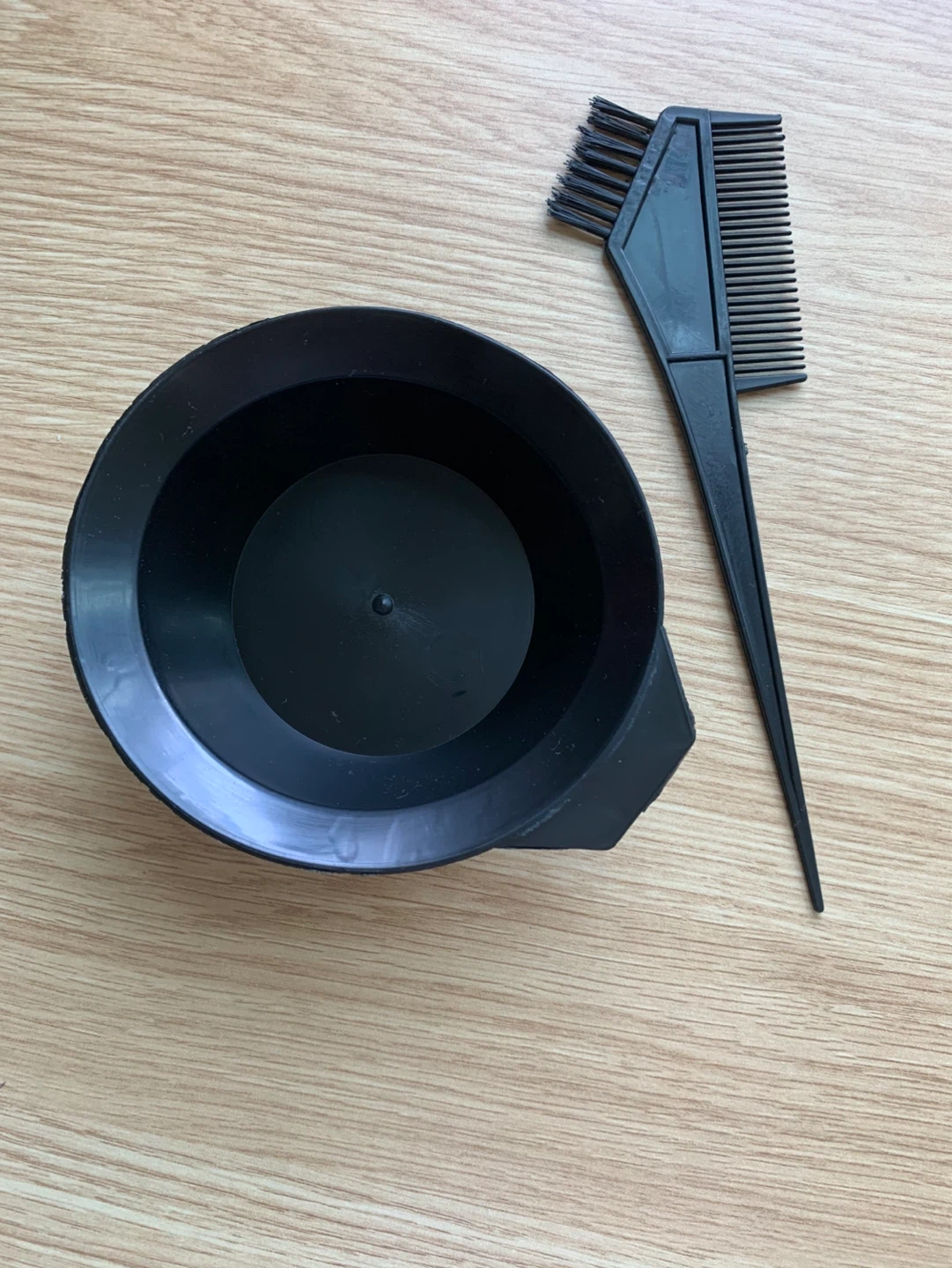 Black Hair Dyeing Bowl and Brush Set - photo 2