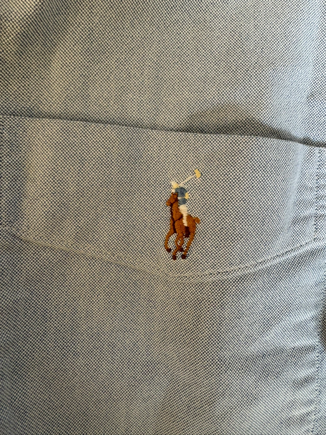 Ralph Lauren Classic Fit Button-Down Shirt - Light Blue - Size L - photo 2