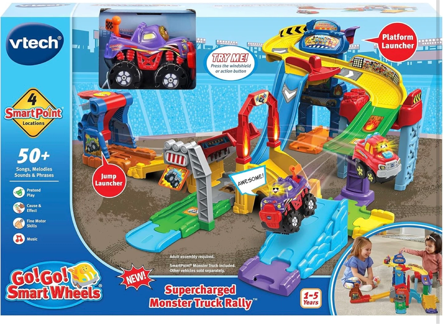 VTech Go! Go! Smart Wheels Supercharged Monster Rally Playset