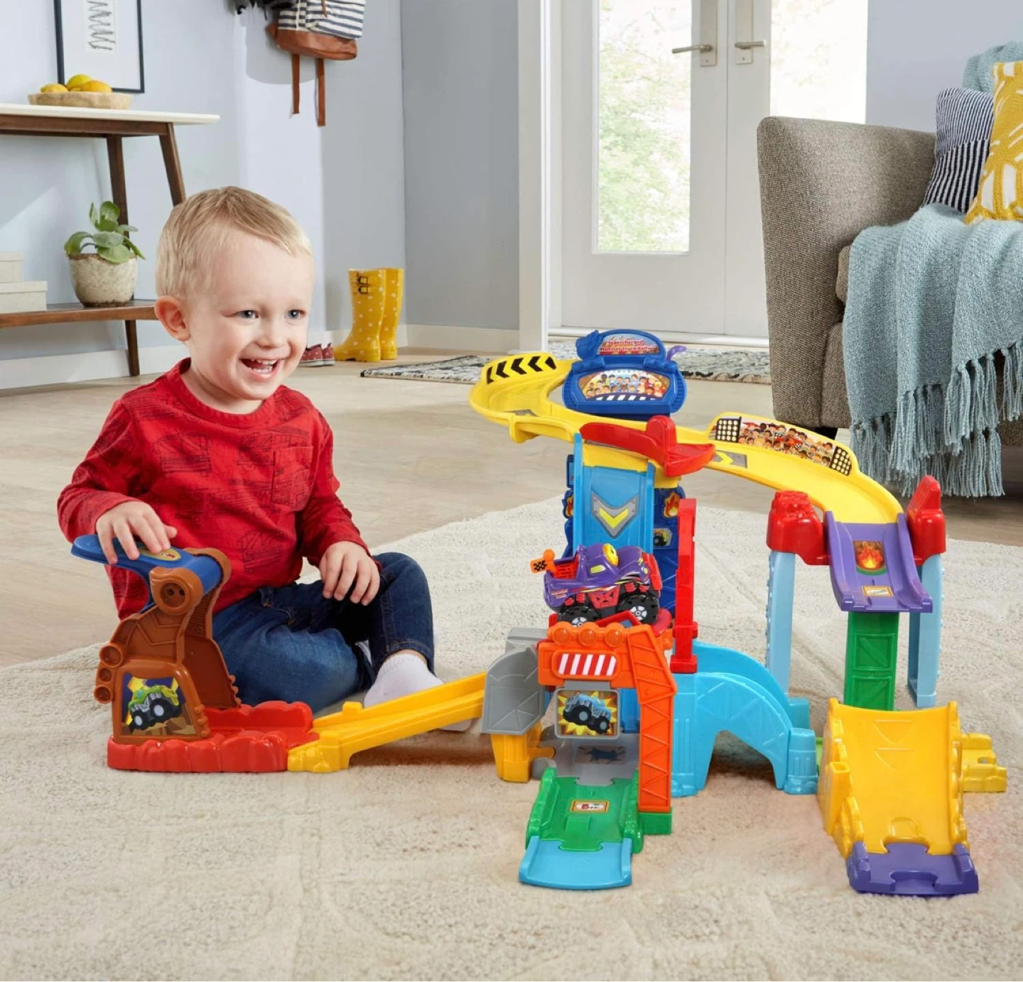 VTech Go! Go! Smart Wheels Supercharged Monster Rally Playset - photo 4