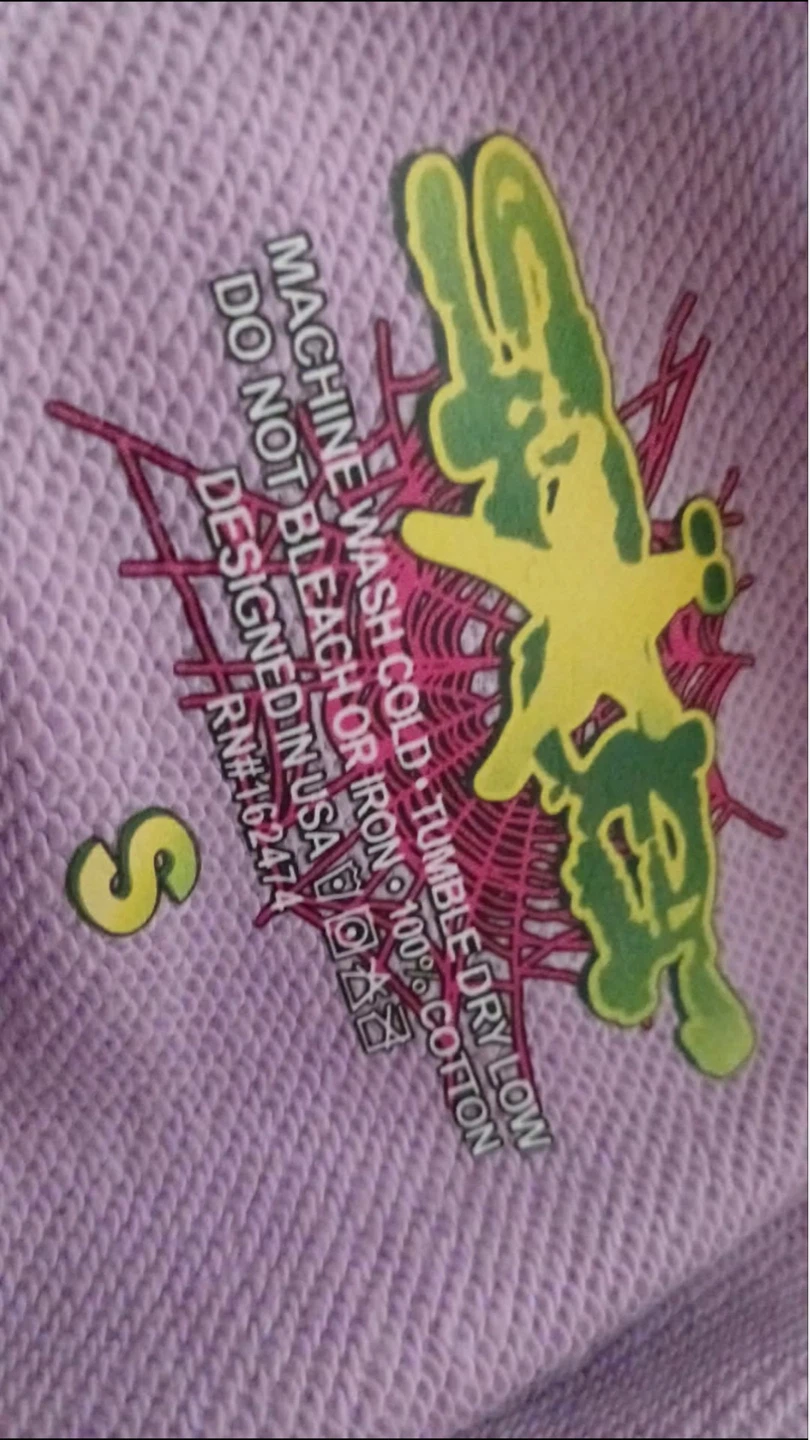 Purple Sp5der Web Hoodie - photo 3