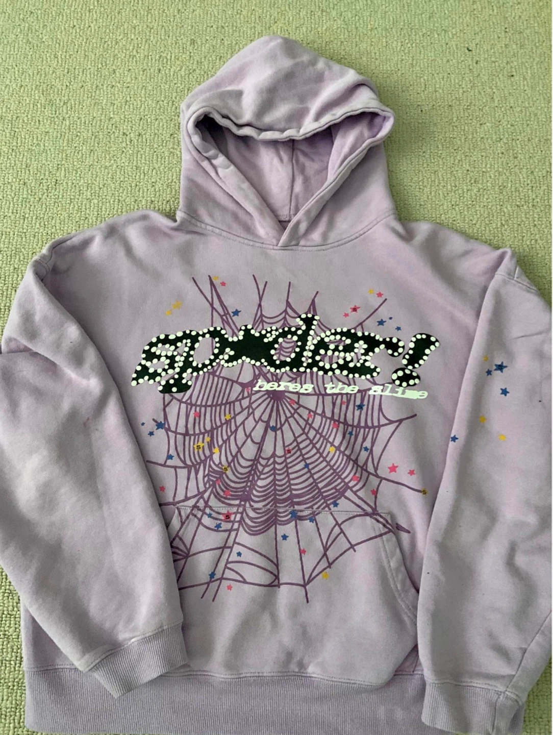 Purple Sp5der Web Hoodie