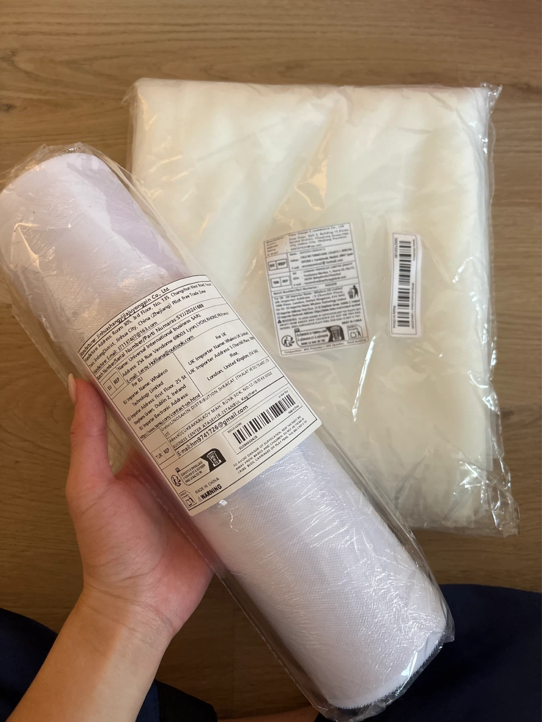 White Tulle Fabric Rolls (3 Pack)