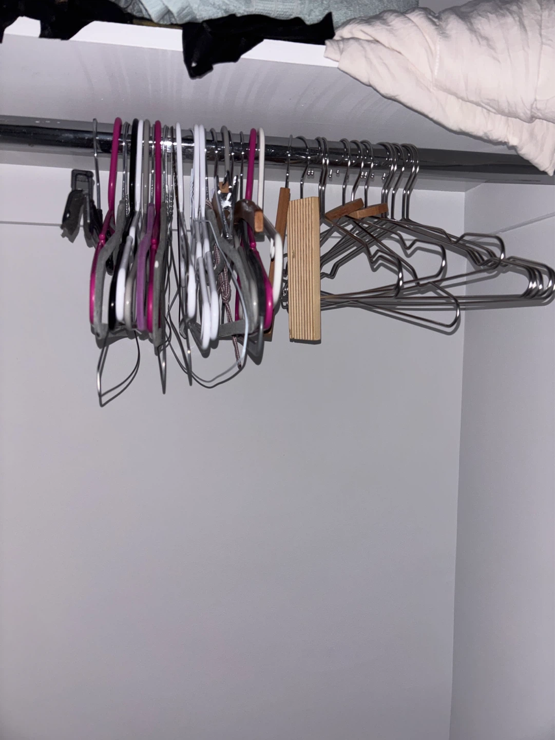 Assorted Clothes Hangers (Metal, Plastic) - photo 3