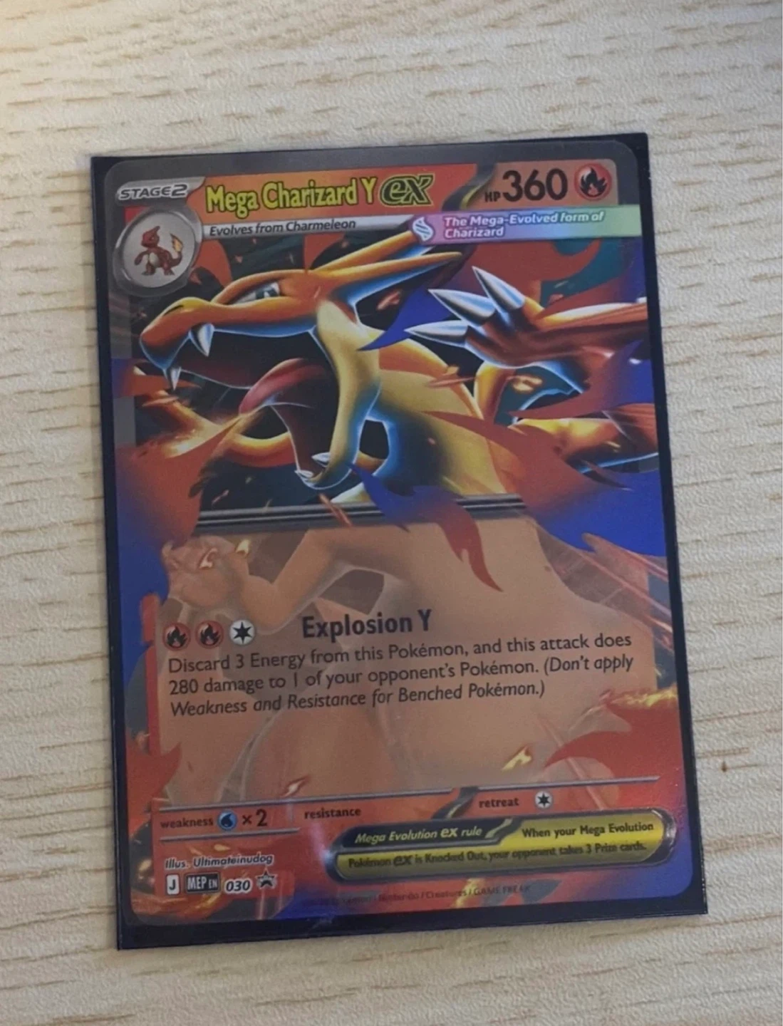 Pokémon TCG Mega Charizard Y EX Card