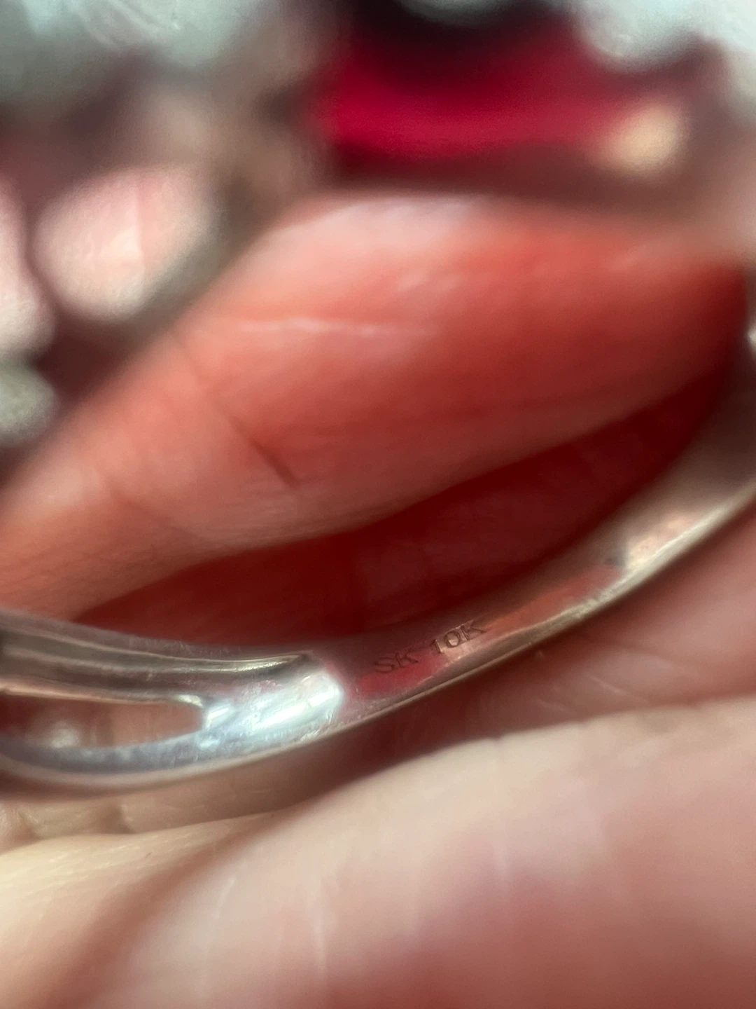 10K White Gold Diamond Ring Set - photo 3