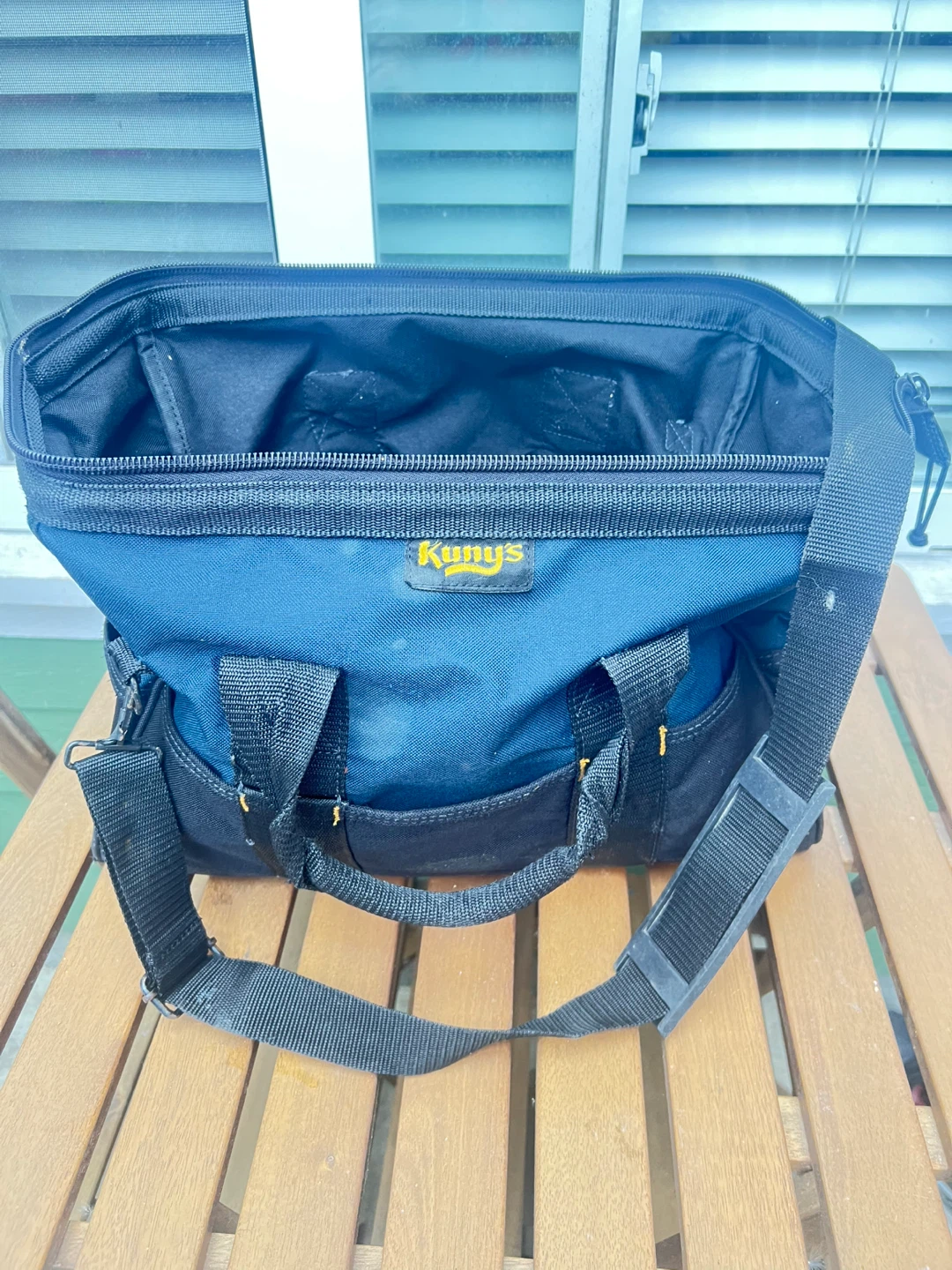 Kuny's Blue Tool Bag with Shoulder Strap