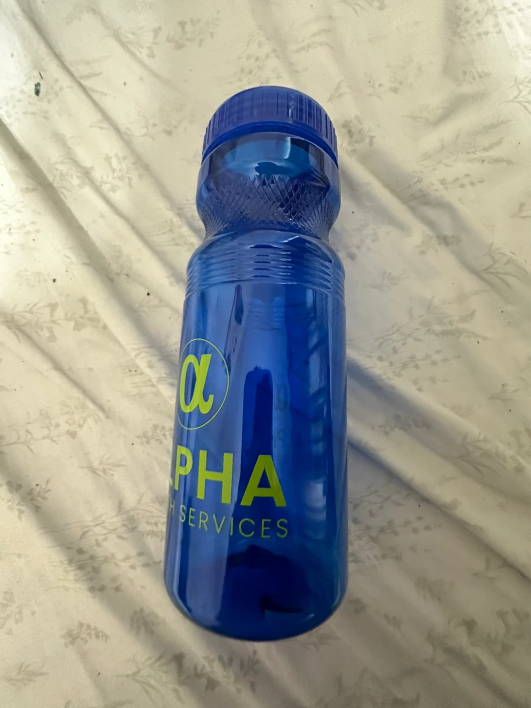 Blue Alpha Services Water Bottle