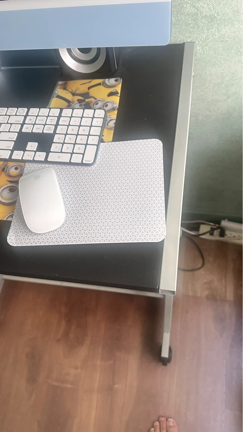 Metal Frame Rolling Computer Desk - photo 2