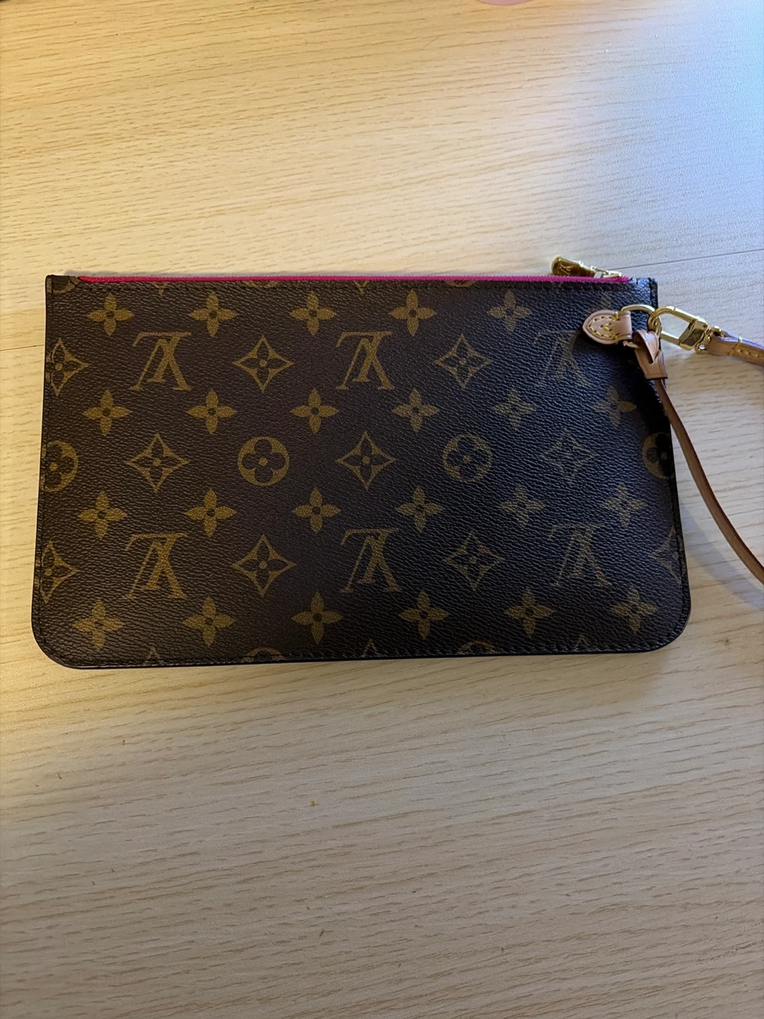 Authentic Louis Vuitton Monogram Pochette Cosmetic Pouch