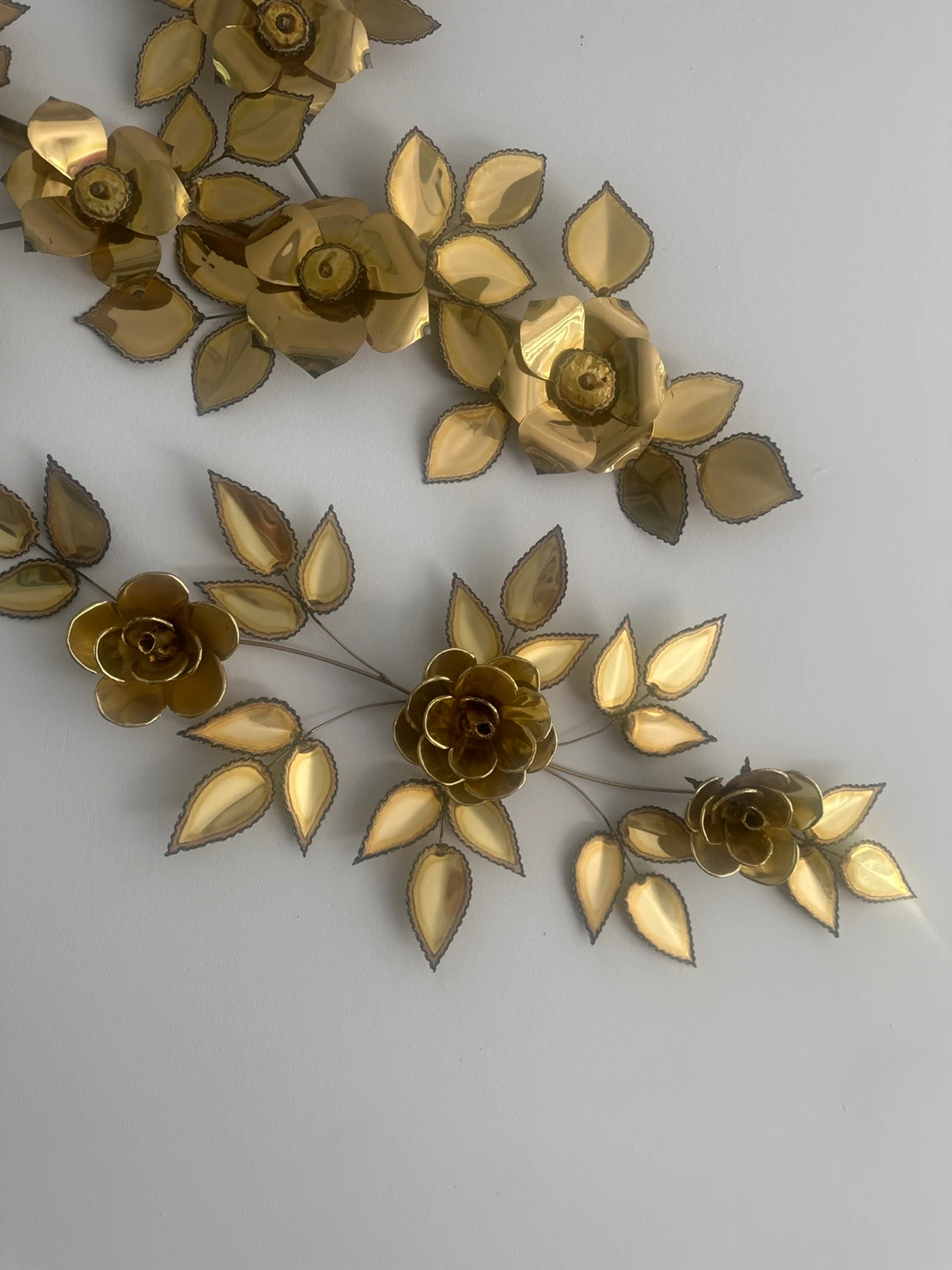 Gold Metal Rose Wall Art - photo 4