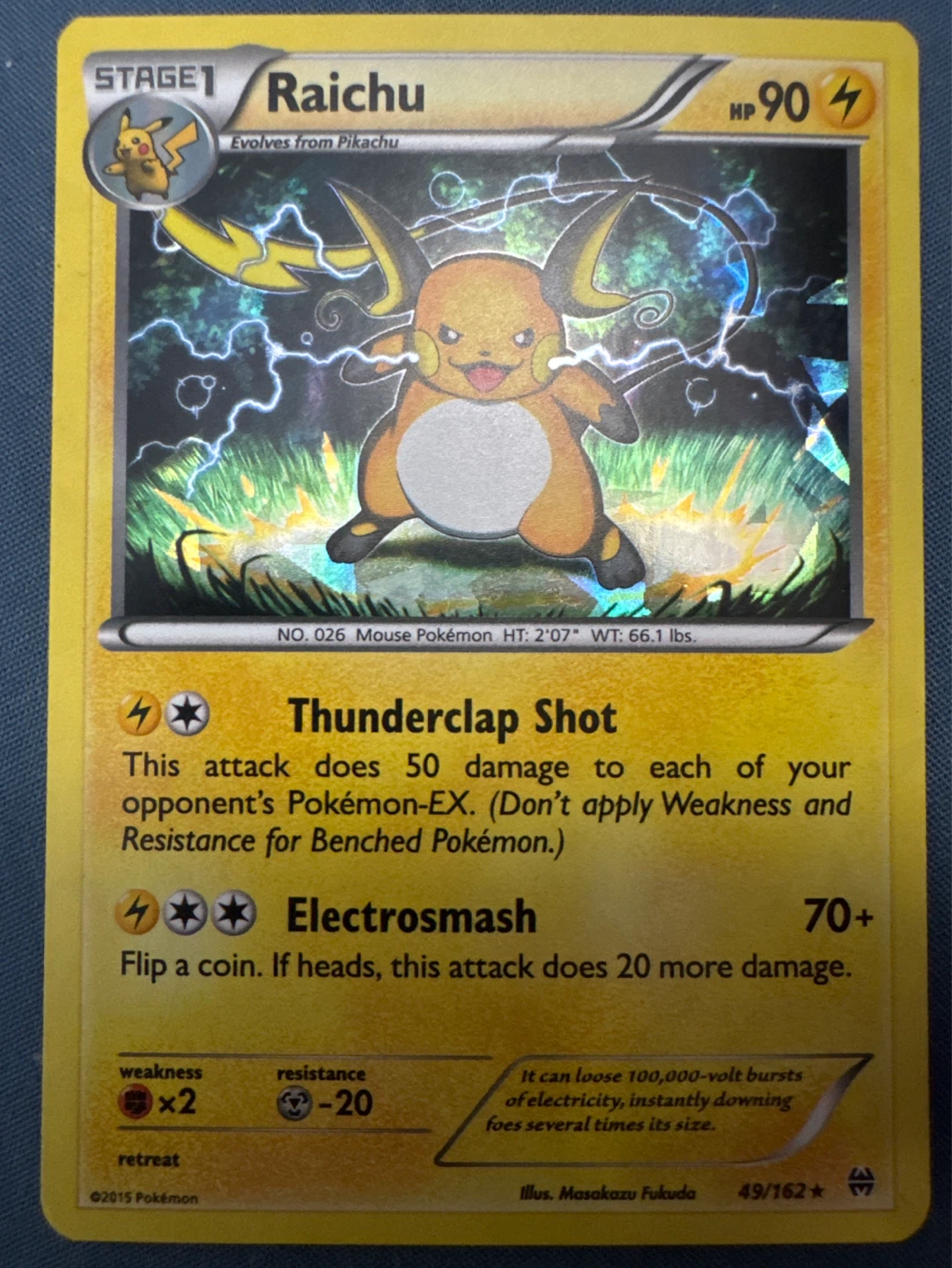 Raichu [Cracked Ice] #49
