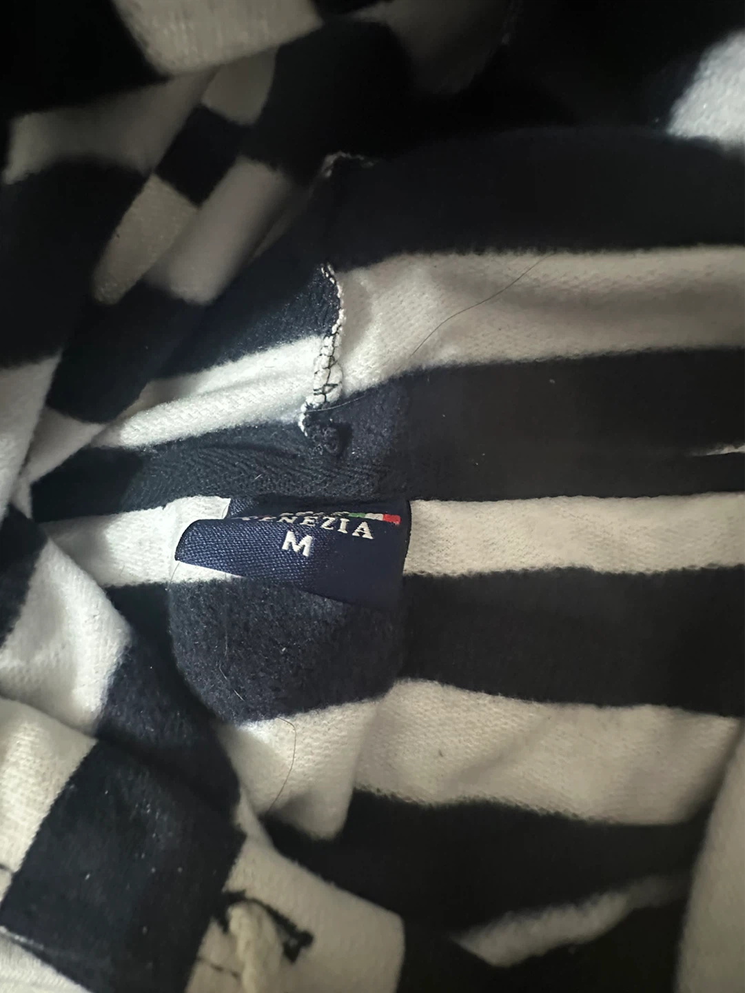 Venezia Italia Striped Hoodie