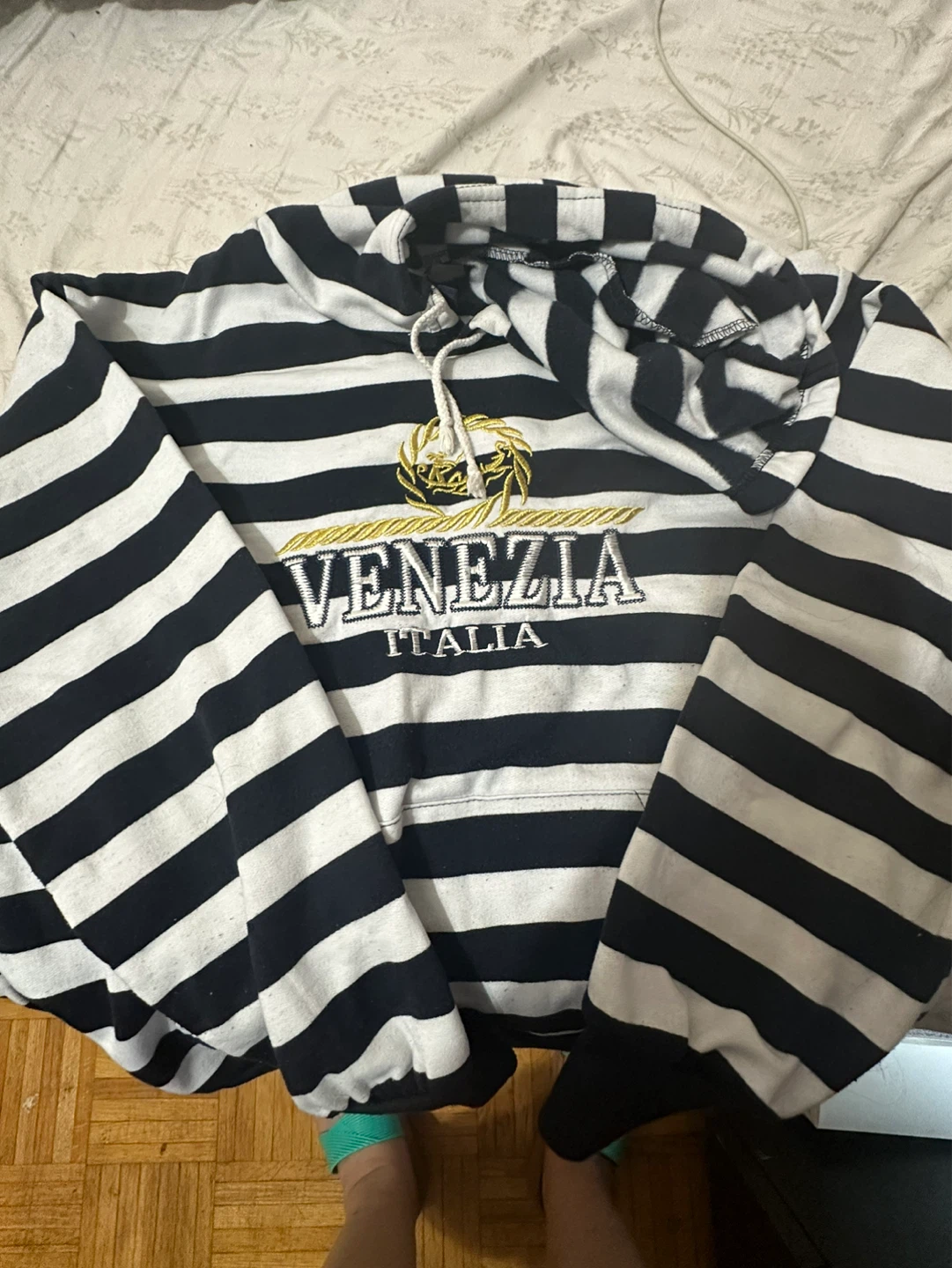Venezia Italia Striped Hoodie - photo 2
