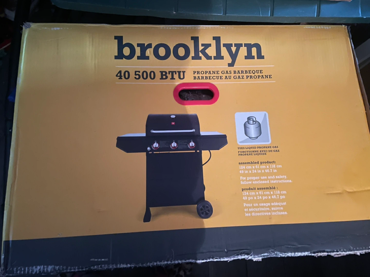 Brooklyn 40,500 BTU Propane Gas Barbeque