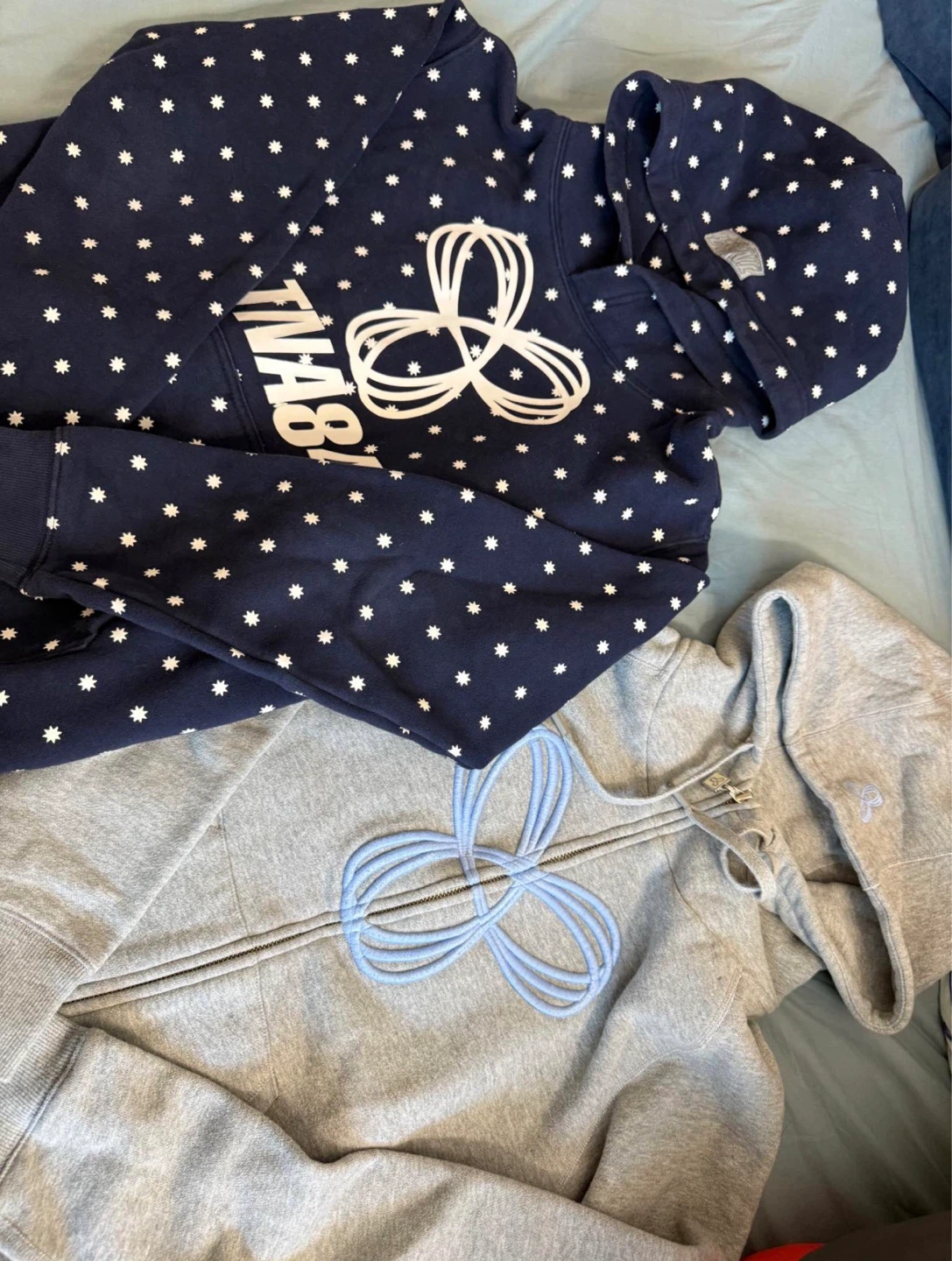 TNA Navy and Grey Hoodies/ Jacket